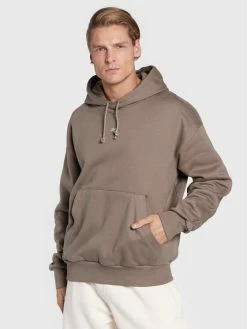 Reebok Άνδρες Μπλούζες Χωρίς Φερμουάρ Μπλούζα Wardrobe Essentials HM3121 Γκρι Loose Fit