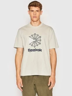 Reebok T-shirts T-Shirt Classics Starcrest HD4016 Γκρι Relaxed Fit