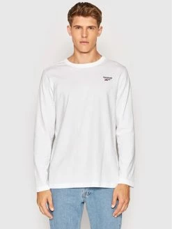 Reebok Μακρυμάνικα Longsleeve Classics Destination China HB9903 Λευκό Loose Fit