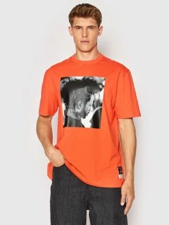 Reebok T-shirts T-Shirt Iverson Basketball I3 HG4345 Κόκκινο Relaxed Fit