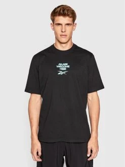 Reebok Άνδρες T-shirts T-Shirt Classics Football Energy HI4583 Μαύρο Relaxed Fit