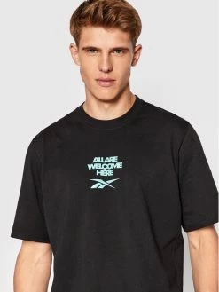 Reebok Άνδρες T-shirts T-Shirt Classics Football Energy HI4583 Μαύρο Relaxed Fit -Reebok Classic Εκπτώσεις unnamed file 129