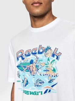Reebok T-shirts T-Shirt Classics Destination HB1195 Λευκό Loose Fit -Reebok Classic Εκπτώσεις unnamed file 1300
