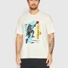Reebok Άνδρες T-shirts T-Shirt Iverson Layup HG0158 Λευκό Relaxed Fit