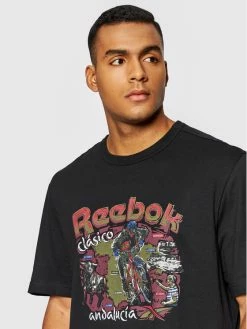 Reebok T-shirts T-Shirt Destination HB1194 Μαύρο Oversize -Reebok Classic Εκπτώσεις unnamed file 1424