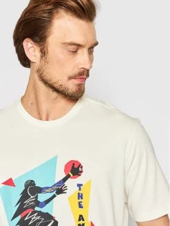 Reebok Άνδρες T-shirts T-Shirt Iverson Layup HG0158 Λευκό Relaxed Fit -Reebok Classic Εκπτώσεις unnamed file 144