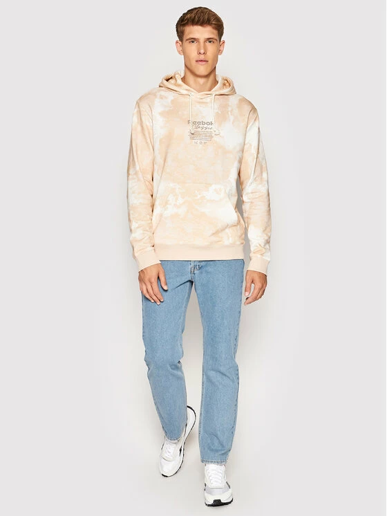 Reebok Μπλούζες Χωρίς Φερμουάρ Μπλούζα Allover Print H54422 Μπεζ Relaxed Fit 2 Reebok Μπλούζες Χωρίς Φερμουάρ Μπλούζα Allover Print H54422 Μπεζ Relaxed Fit - Image 2