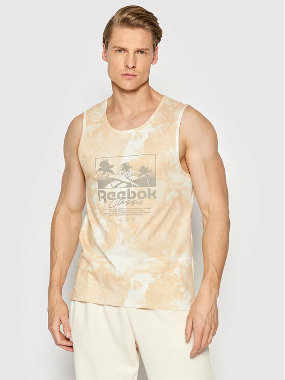 Reebok Tank Tops Tank Top H54425 Μπεζ Regular Fit 1 Reebok Tank Tops Tank Top H54425 Μπεζ Regular Fit