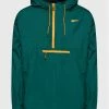 Reebok Άνδρες Μπουφάν Anorak Vector Fleece HK7075 Πράσινο Loose Fit