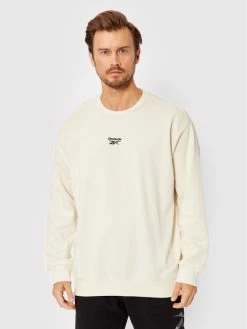 Reebok Άνδρες Μπλούζες Χωρίς Φερμουάρ Μπλούζα Classics Small Vector HG1594 Λευκό Oversize