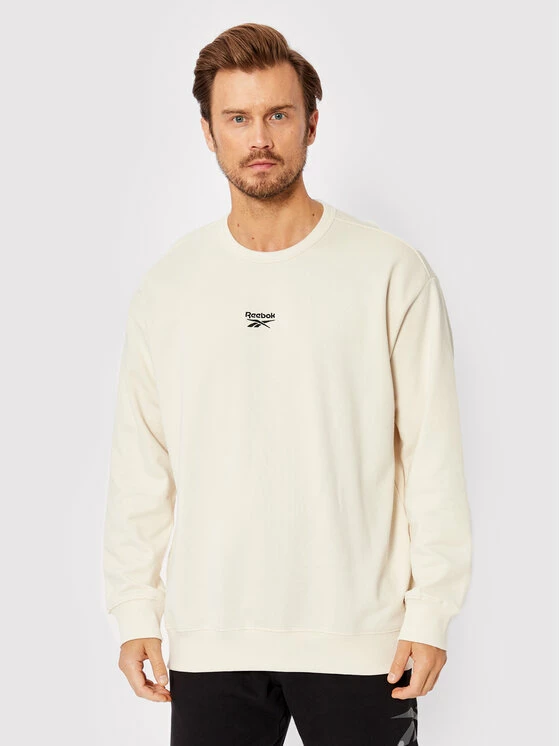 Reebok Άνδρες Μπλούζες Χωρίς Φερμουάρ Μπλούζα Classics Small Vector HG1594 Λευκό Oversize 1 Reebok Άνδρες Μπλούζες Χωρίς Φερμουάρ Μπλούζα Classics Small Vector HG1594 Λευκό Oversize