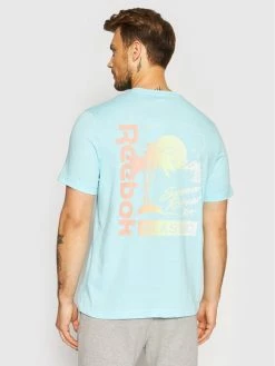Reebok T-shirts T-Shirt Unisex Backgraphic GN3757 Μπλε Regular Fit -Reebok Classic Εκπτώσεις unnamed file 1519