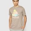 Reebok T-shirts T-Shirt Unisex Classics Graphic GN3672 Μπεζ Regular Fit