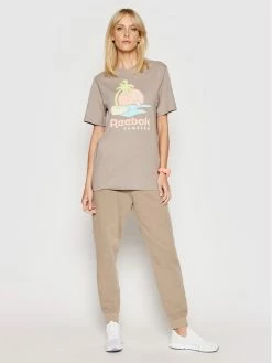 Reebok T-shirts T-Shirt Unisex Classics Graphic GN3672 Μπεζ Regular Fit -Reebok Classic Εκπτώσεις unnamed file 1531