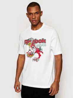 Reebok T-shirts T-Shirt Unisex Souvenir GN3666 Λευκό Oversize -Reebok Classic Εκπτώσεις unnamed file 1545