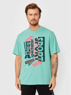 Reebok Άνδρες T-shirts T-Shirt Series Spectator Sport Vibe HH8554 Μπλε Oversize