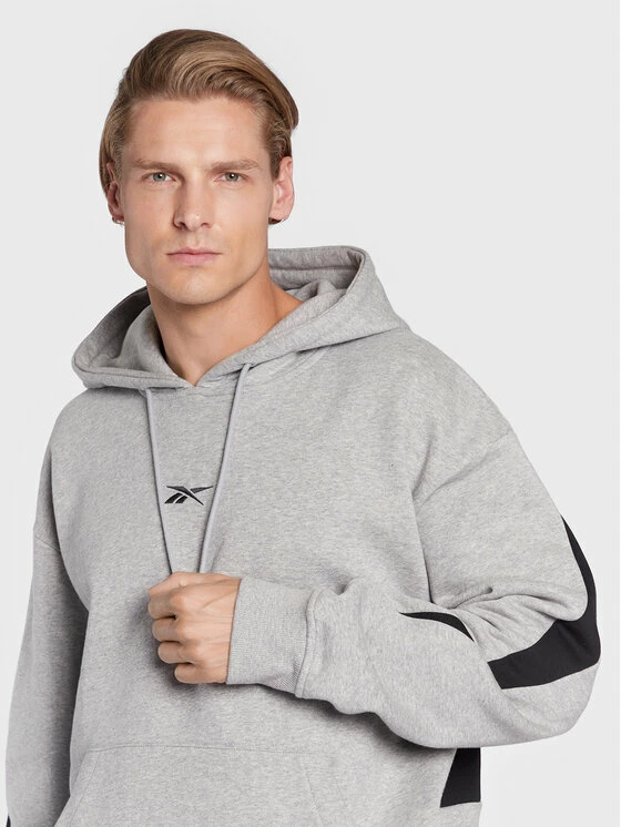 Reebok Άνδρες Μπλούζες Χωρίς Φερμουάρ Μπλούζα Brand Proud HS6848 Γκρι Oversize 4 Reebok Άνδρες Μπλούζες Χωρίς Φερμουάρ Μπλούζα Brand Proud HS6848 Γκρι Oversize - Image 4