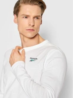 Reebok Άνδρες Μακρυμάνικα Longsleeve Destination HB9905 Λευκό Regular Fit -Reebok Classic Εκπτώσεις unnamed file 222