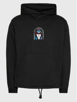 Reebok Classic Εκπτώσεις 32 Reebok Άνδρες Μπλούζες Χωρίς Φερμουάρ Μπλούζα City League HK4453 Μαύρο Relaxed Fit