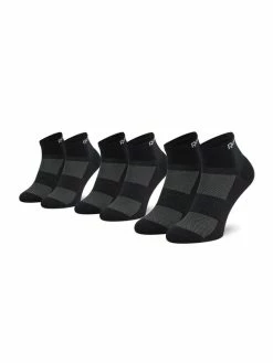 Reebok Ψηλές Κάλτσες Σετ 3 ζευγάρια ψηλές κάλτσες Unisex Te Ank Sock 3P GH0419 Μαύρο