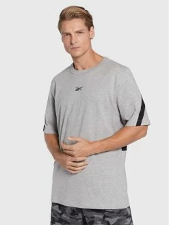 Reebok Άνδρες T-shirts T-Shirt Brand Proud HS6845 Γκρι Loose Fit