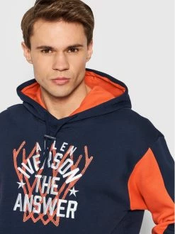 Reebok Άνδρες Μπλούζες Χωρίς Φερμουάρ Μπλούζα Iverson Basketball HD9951 Σκούρο μπλε Relaxed Fit -Reebok Classic Εκπτώσεις unnamed file 343