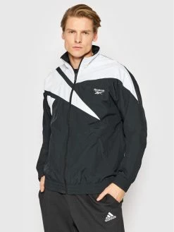 Reebok Άνδρες Μπουφάν Outdoor Μπουφάν μεταβατικό Classics Vector HB5972 Μαύρο Regular Fit