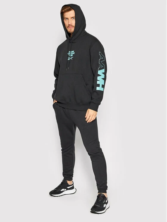 Reebok Άνδρες Μπλούζες Χωρίς Φερμουάρ Μπλούζα Football Energy HI4589 Μαύρο Relaxed Fit 2 Reebok Άνδρες Μπλούζες Χωρίς Φερμουάρ Μπλούζα Football Energy HI4589 Μαύρο Relaxed Fit - Image 2