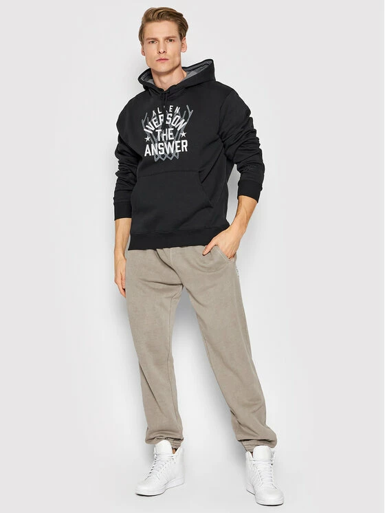 Reebok Άνδρες Μπλούζες Χωρίς Φερμουάρ Μπλούζα Iverson Basketball HB1190 Μαύρο Relaxed Fit 2 Reebok Άνδρες Μπλούζες Χωρίς Φερμουάρ Μπλούζα Iverson Basketball HB1190 Μαύρο Relaxed Fit - Image 2