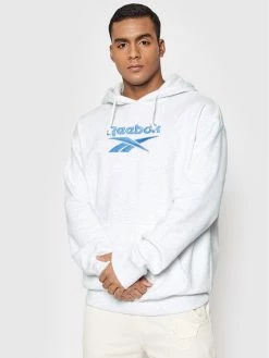 Reebok Άνδρες Μπλούζες Χωρίς Φερμουάρ Μπλούζα Classics Foundation H54459 Γκρι Oversize