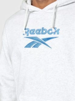 Reebok Άνδρες Μπλούζες Χωρίς Φερμουάρ Μπλούζα Classics Foundation H54459 Γκρι Oversize -Reebok Classic Εκπτώσεις unnamed file 421