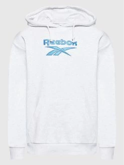 Reebok Άνδρες Μπλούζες Χωρίς Φερμουάρ Μπλούζα Classics Foundation H54459 Γκρι Oversize -Reebok Classic Εκπτώσεις unnamed file 422