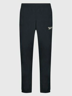 Reebok Άνδρες Παντελόνια Φόρμας Παντελόνι φόρμας Vector HK7077 Μαύρο Slim Fit