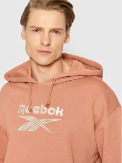 Reebok Άνδρες Μπλούζες Χωρίς Φερμουάρ Μπλούζα Classics Foundation Vector H54460 Ροζ Oversize -Reebok Classic Εκπτώσεις unnamed file 432