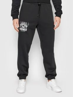 Reebok Άνδρες Παντελόνια Φόρμας Παντελόνι φόρμας Iverson Basketball HB1191 Μαύρο Relaxed Fit