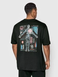 Reebok Άνδρες T-shirts T-Shirt HB8530 Μαύρο Relaxed Fit -Reebok Classic Εκπτώσεις unnamed file 457