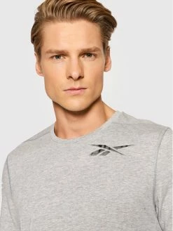 Reebok Άνδρες T-shirts T-Shirt H46604 Γκρι Regular Fit -Reebok Classic Εκπτώσεις unnamed file 463