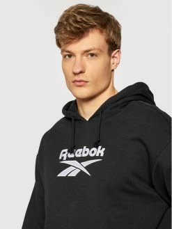 Reebok Άνδρες Μπλούζες Με Κουκούλα Μπλούζα Classics Foundation Vector GU3879 Μαύρο Oversize -Reebok Classic Εκπτώσεις unnamed file 479