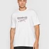 Reebok Άνδρες T-shirts T-Shirt Classics Vector GS9138 Λευκό Oversize