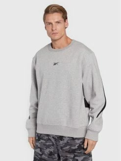 Reebok Άνδρες Μπλούζες Χωρίς Φερμουάρ Μπλούζα Brand Proud HS6846 Γκρι Oversize