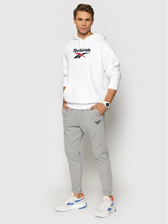 Reebok Άνδρες Μπλούζες Χωρίς Φερμουάρ Μπλούζα Classics Foundation Vector GS9149 Λευκό Oversize 2 Reebok Άνδρες Μπλούζες Χωρίς Φερμουάρ Μπλούζα Classics Foundation Vector GS9149 Λευκό Oversize - Image 2