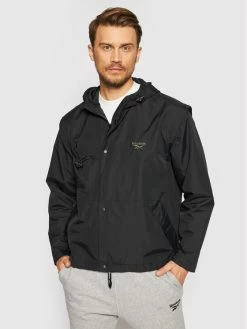 Reebok Άνδρες Μπουφάν Outdoor Μπουφάν μεταβατικό Classics Camping GV3435 Μαύρο Relaxed Fit