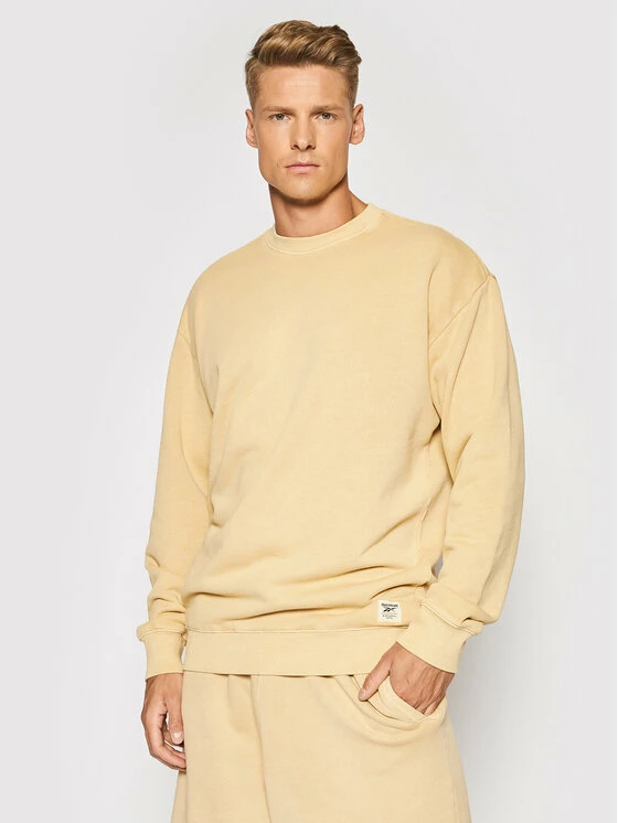 Reebok Άνδρες Μπλούζες Χωρίς Φερμουάρ Μπλούζα Classics Natural Dye GV3473 Μπεζ Oversize 1 Reebok Άνδρες Μπλούζες Χωρίς Φερμουάρ Μπλούζα Classics Natural Dye GV3473 Μπεζ Oversize