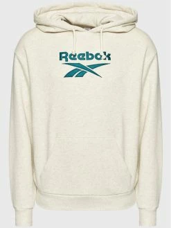 Reebok Άνδρες Μπλούζες Χωρίς Φερμουάρ Μπλούζα Classics Foundation Vector GS9147 Γκρι Oversize -Reebok Classic Εκπτώσεις unnamed file 559