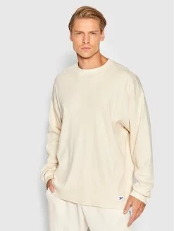 Reebok Άνδρες Μπλούζες Χωρίς Φερμουάρ Μπλούζα Classics Natural Dye HG1587 Μπεζ Oversize