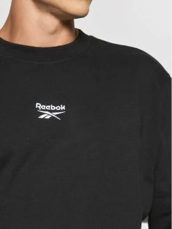 Reebok Άνδρες Μπλούζες Χωρίς Φερμουάρ Μπλούζα Cl Backvector Crew GV3490 Μαύρο Oversize -Reebok Classic Εκπτώσεις unnamed file 583