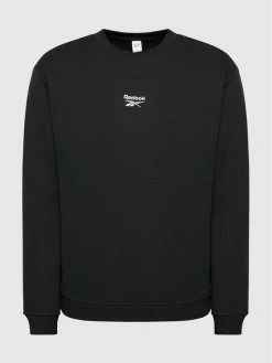 Reebok Άνδρες Μπλούζες Χωρίς Φερμουάρ Μπλούζα Cl Backvector Crew GV3490 Μαύρο Oversize -Reebok Classic Εκπτώσεις unnamed file 584