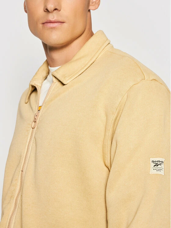 Reebok Άνδρες Μπλούζες Με Φερμουάρ Μπλούζα Classics Natural Dye GV3480 Μπεζ Oversize 4 Reebok Άνδρες Μπλούζες Με Φερμουάρ Μπλούζα Classics Natural Dye GV3480 Μπεζ Oversize - Image 4