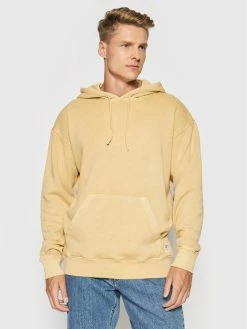 Reebok Άνδρες Μπλούζες Χωρίς Φερμουάρ Μπλούζα Cl Natual Dye Hoodie GV3471 Κίτρινο Oversize