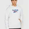 Reebok Άνδρες Μπλούζες Με Κουκούλα Μπλούζα Classics Foundation Vector GU3874 Γκρι Oversize